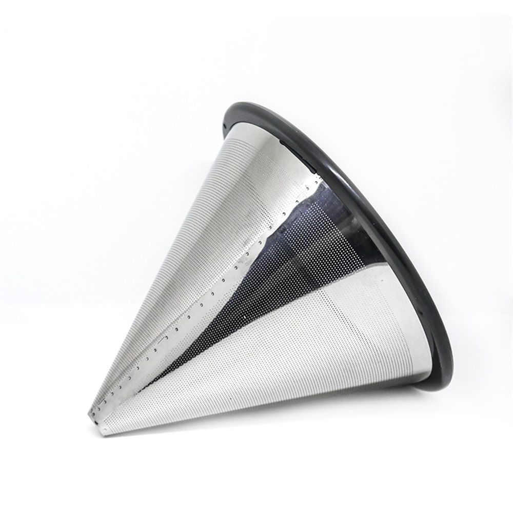 Reusable Coffee Filter for Pour Over Drippers : Stainless Steel Wave view 5