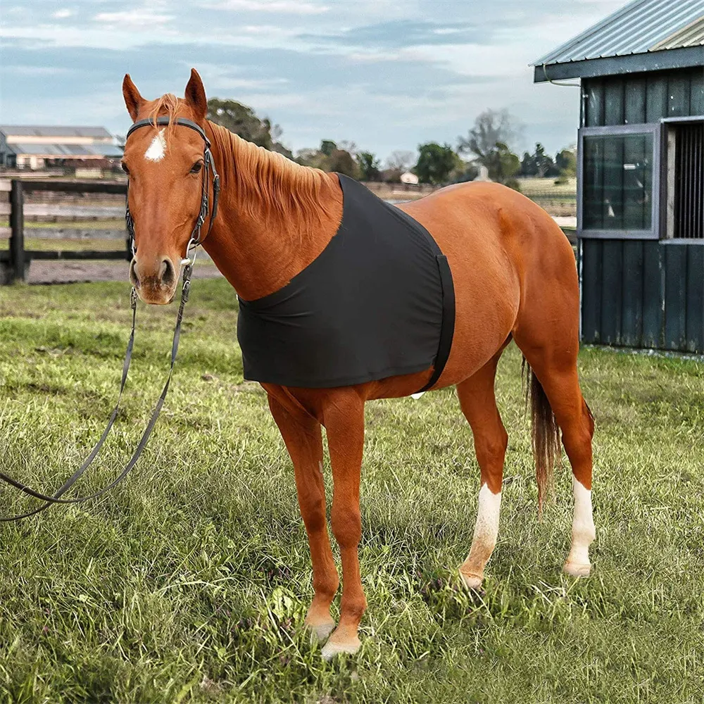 Horse Shoulder Guard, High Elastic Fabric Horse Vest - Anti-Rub Bib view 2