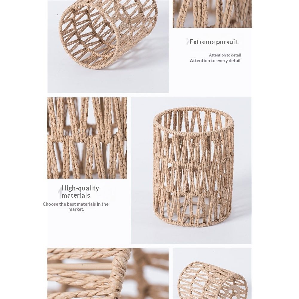 1 Pack Rattan Lamp Shade Small view 3