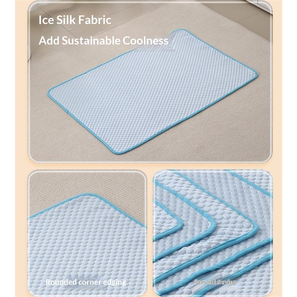 Dog Cooling Mat,80X60cm Super Thick & Comfortable Cooling Mat for Dog view 4