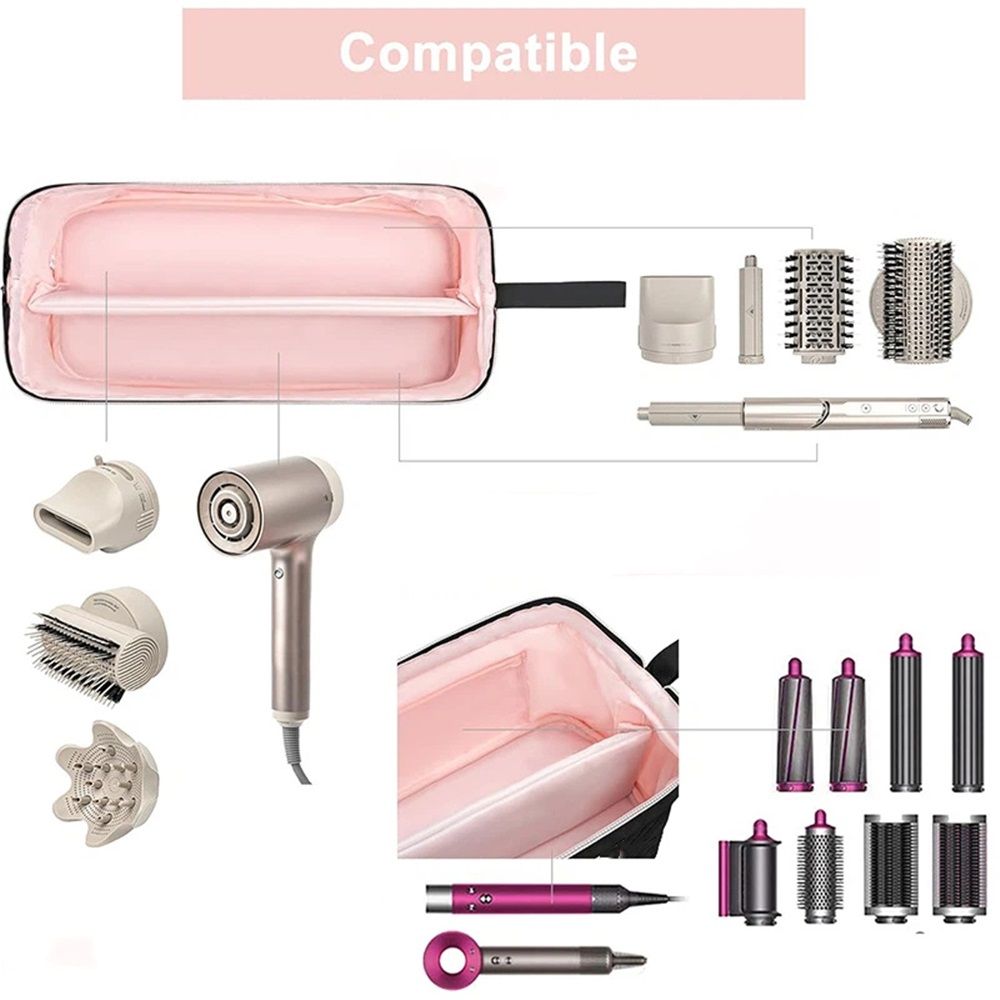 Hair Tools Travel Bag, Quilted Case Organizer Bag, Gift for Women Hair view 5