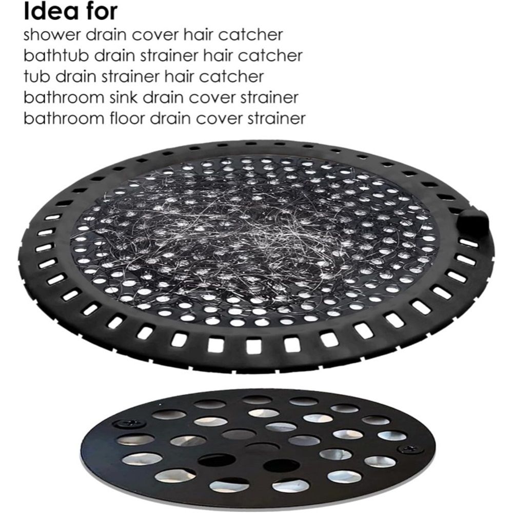 2 pack Oversized Drain Strainer for Bathtub view 5