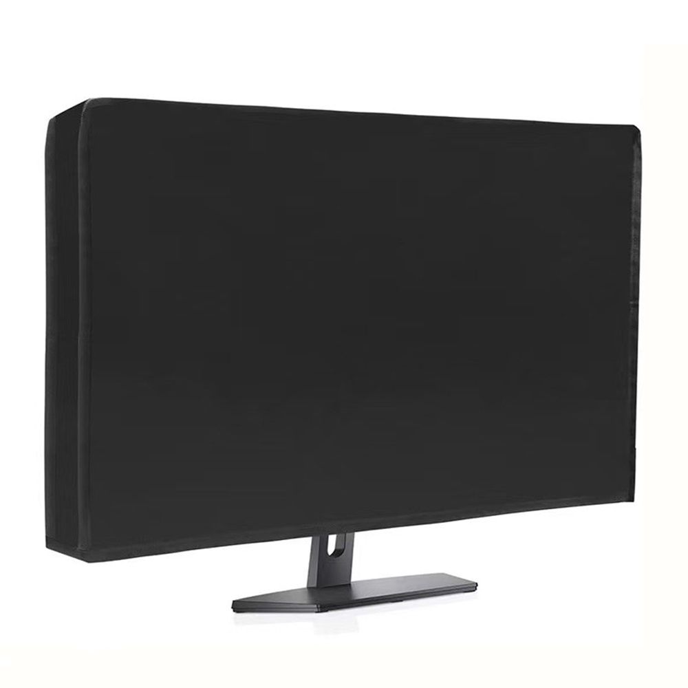 Flexible cloth computer dust cover for computer monitors and most brands of