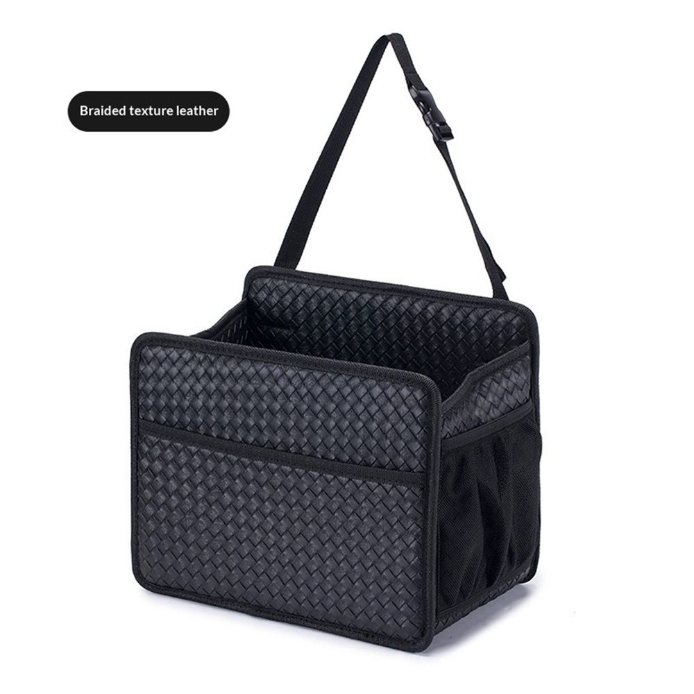 Car Seat Back Organizer Hanging Bag Foldable Backseat Storage Caddy with — image 1
