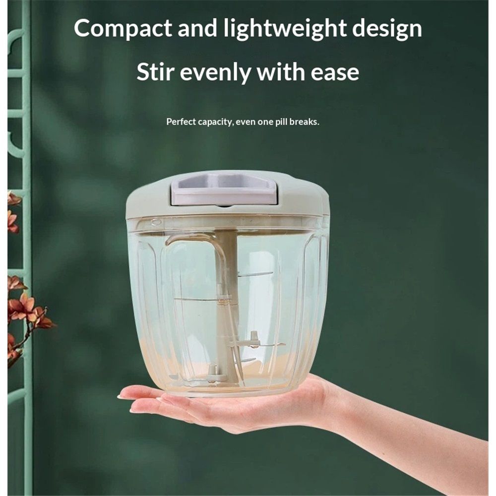 Manual Food Processor Vegetable Chopper view 2
