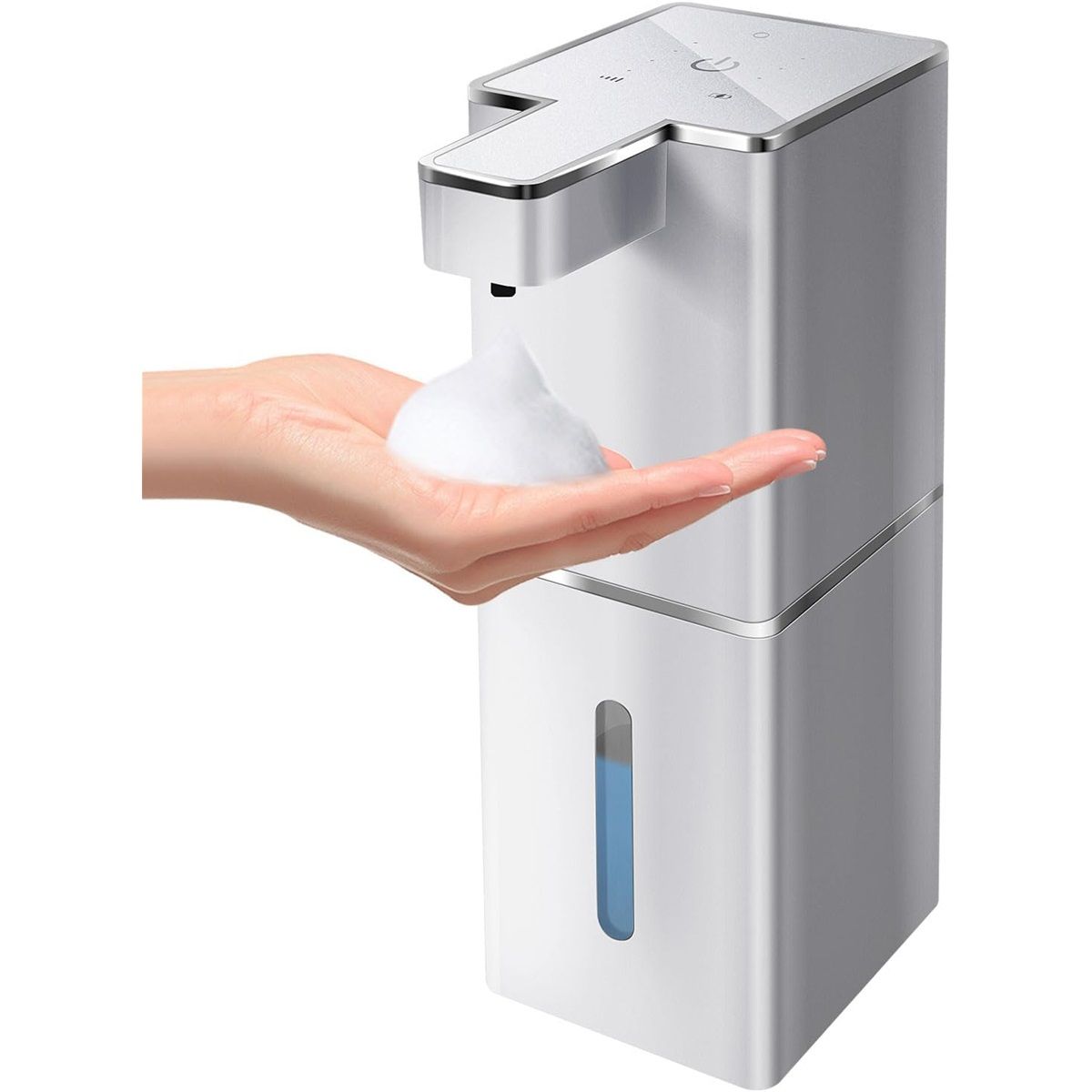 Automatic Foaming Soap Dispenser Touchless 400ml/12.8oz Rechargeable Hand Soap
