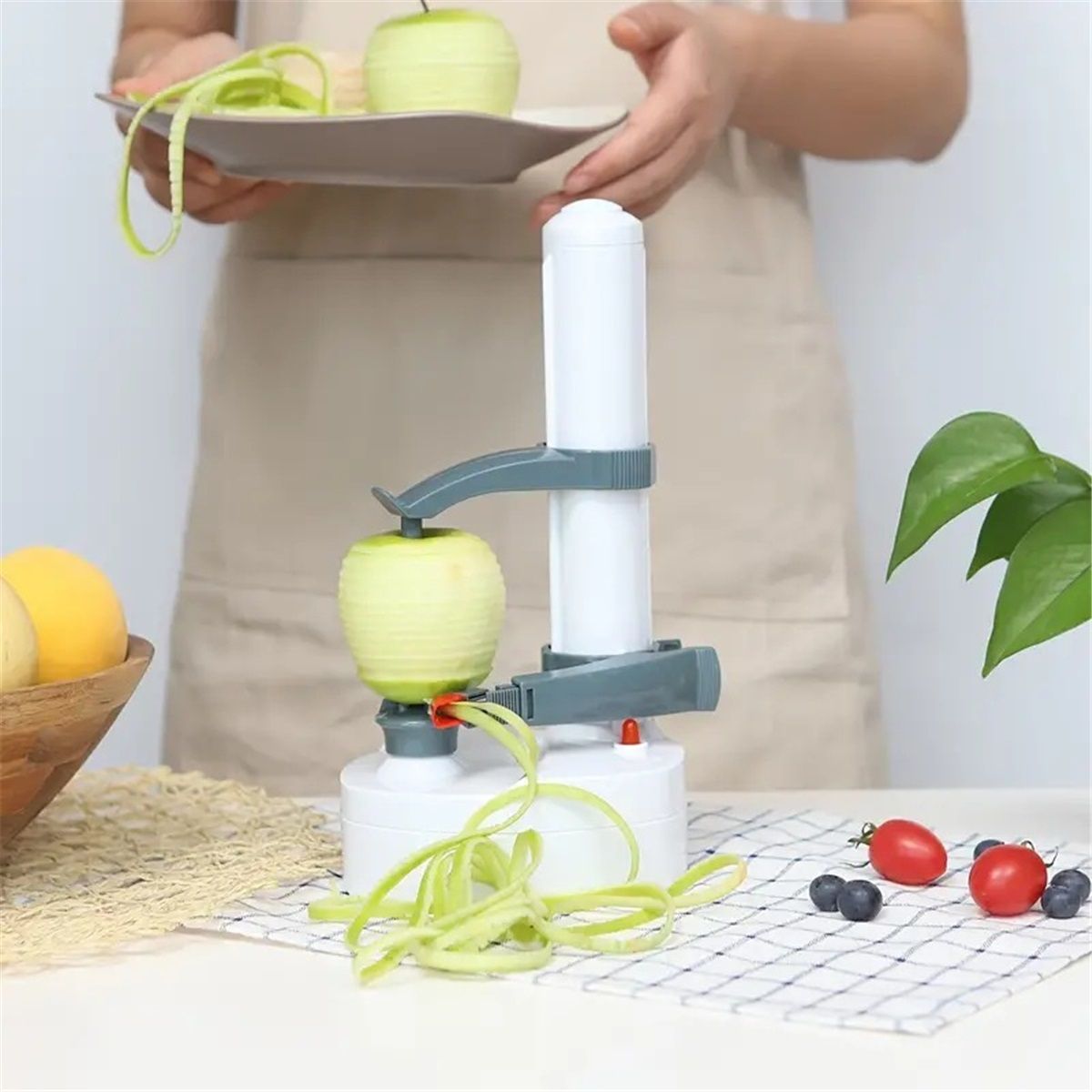 Electric Potato Peeler for Kitchen Vegetable Peelers for Zucchini Carrot view 4