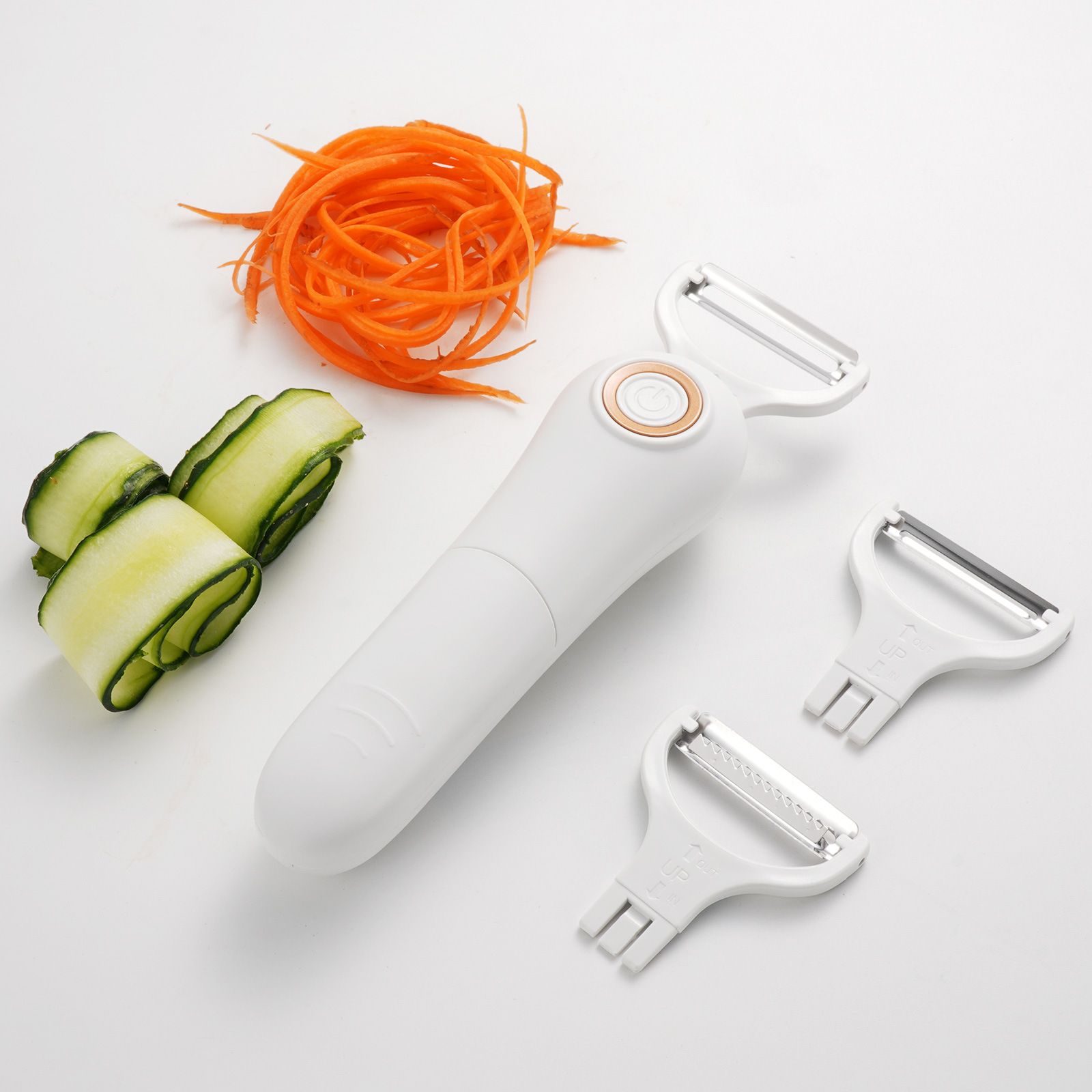 Electric Potato Peeler, Handheld Electric Vegetables and Fruit Peeler 3-in-1
