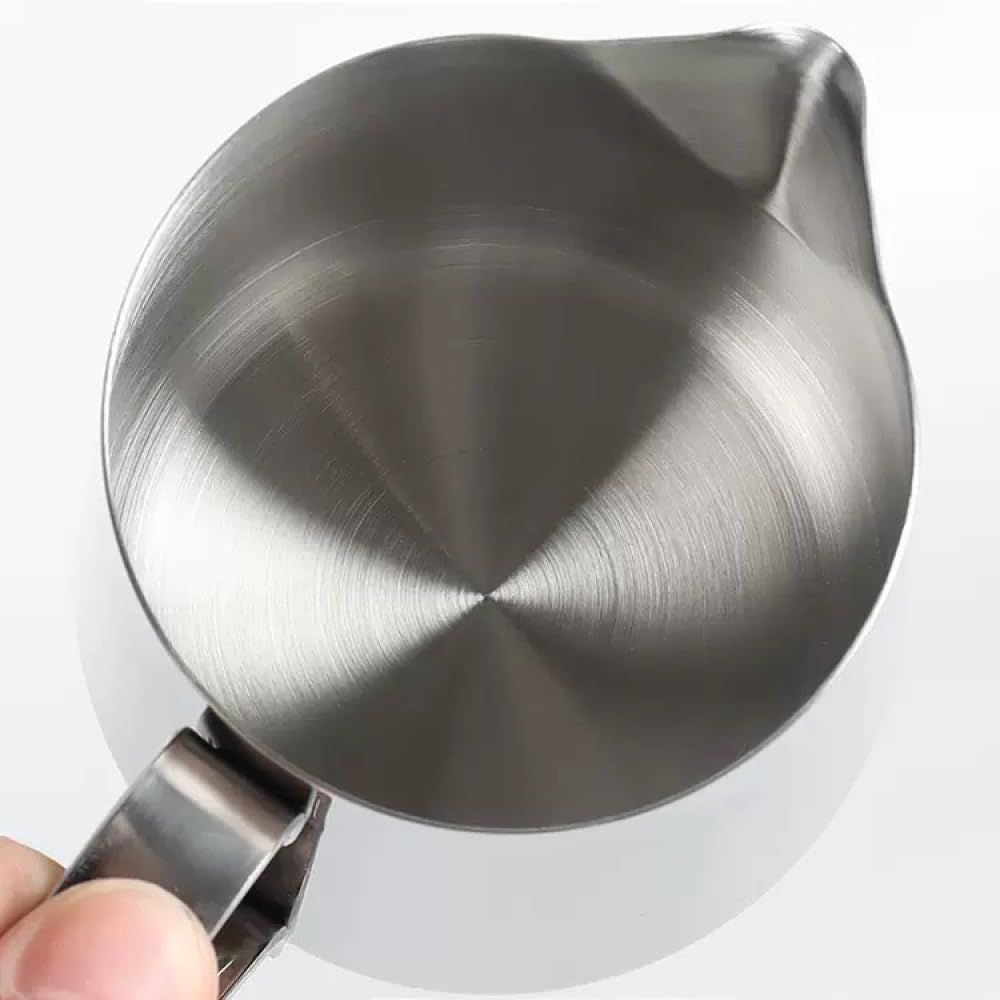 304 Stainless Steel Milk Jug with Thermometer Milk Pitcher for Milk Frothing Cup view 4