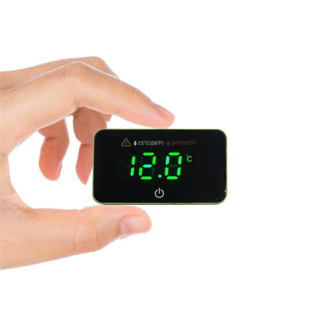 2pcs Aquarium Digital Thermometer with LED Touch Screen - Stick-on Fish Tank view 2