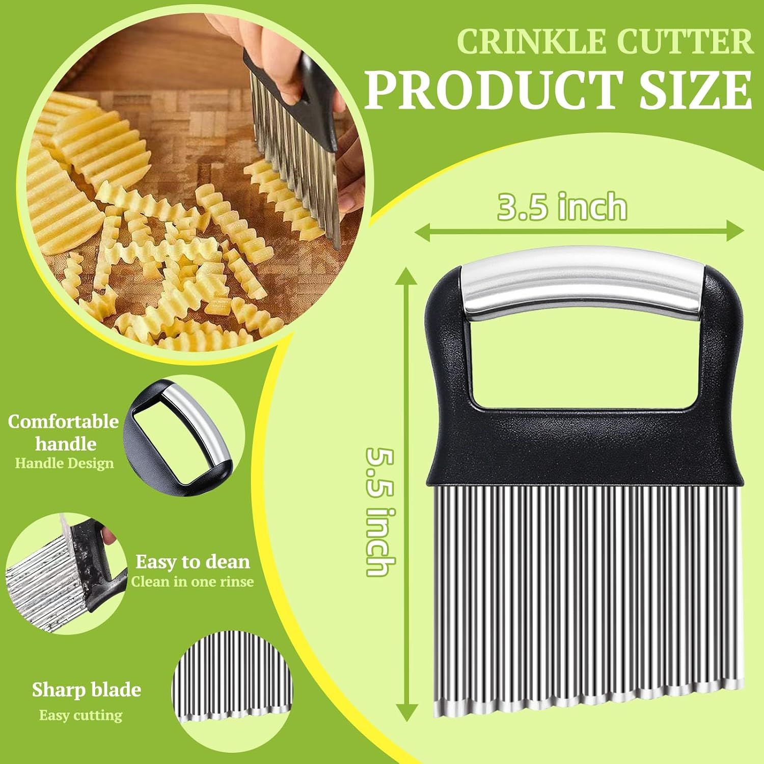 Crinkle Cutter for Veggies view 5