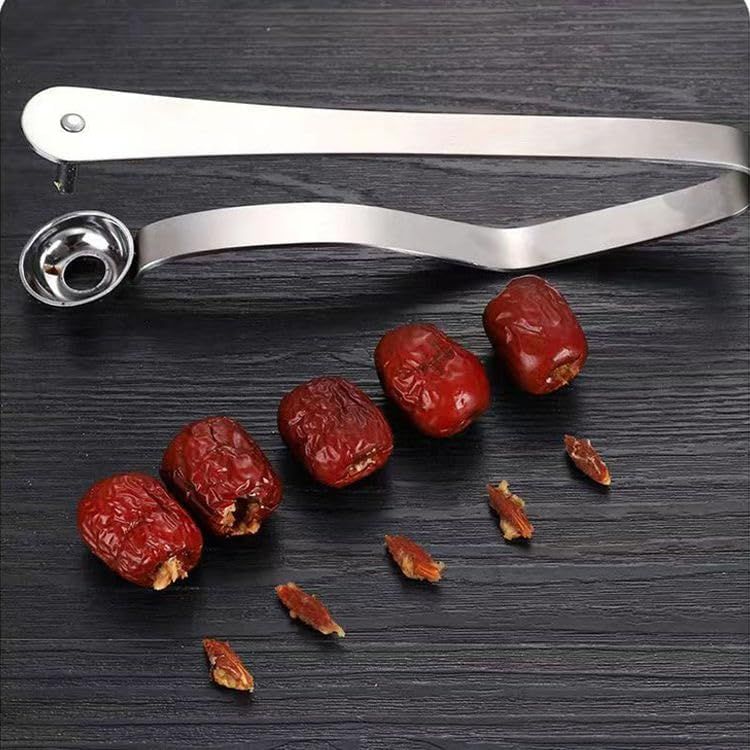 2 Pack Stainless Steel Cherry Pitter Tool – Fruit Core Remover for Cherries view 2