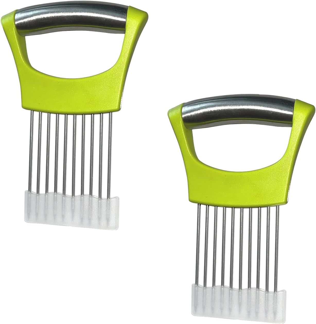 2 PCS Onion Slicer Holder – Stainless Steel Meat Holder
