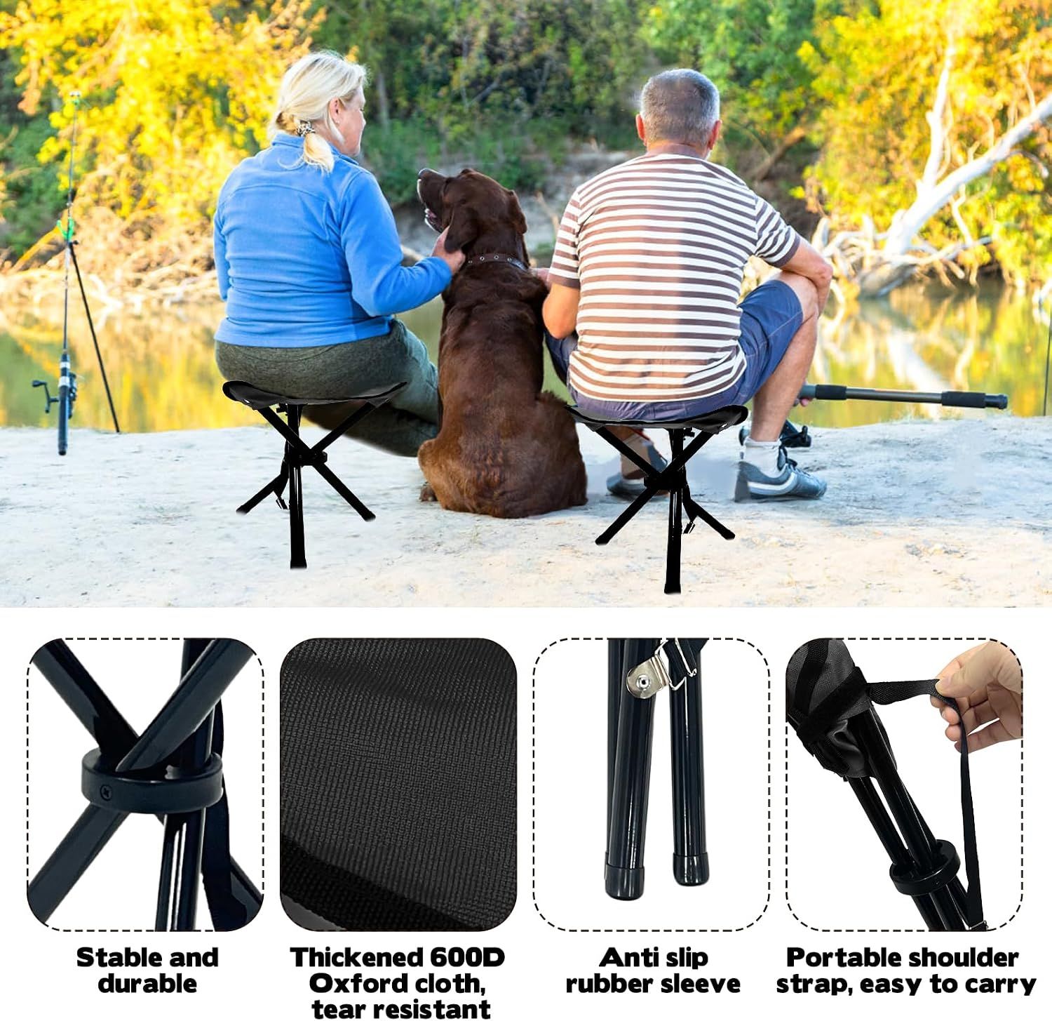 Travel Folding Camping Stool view 3