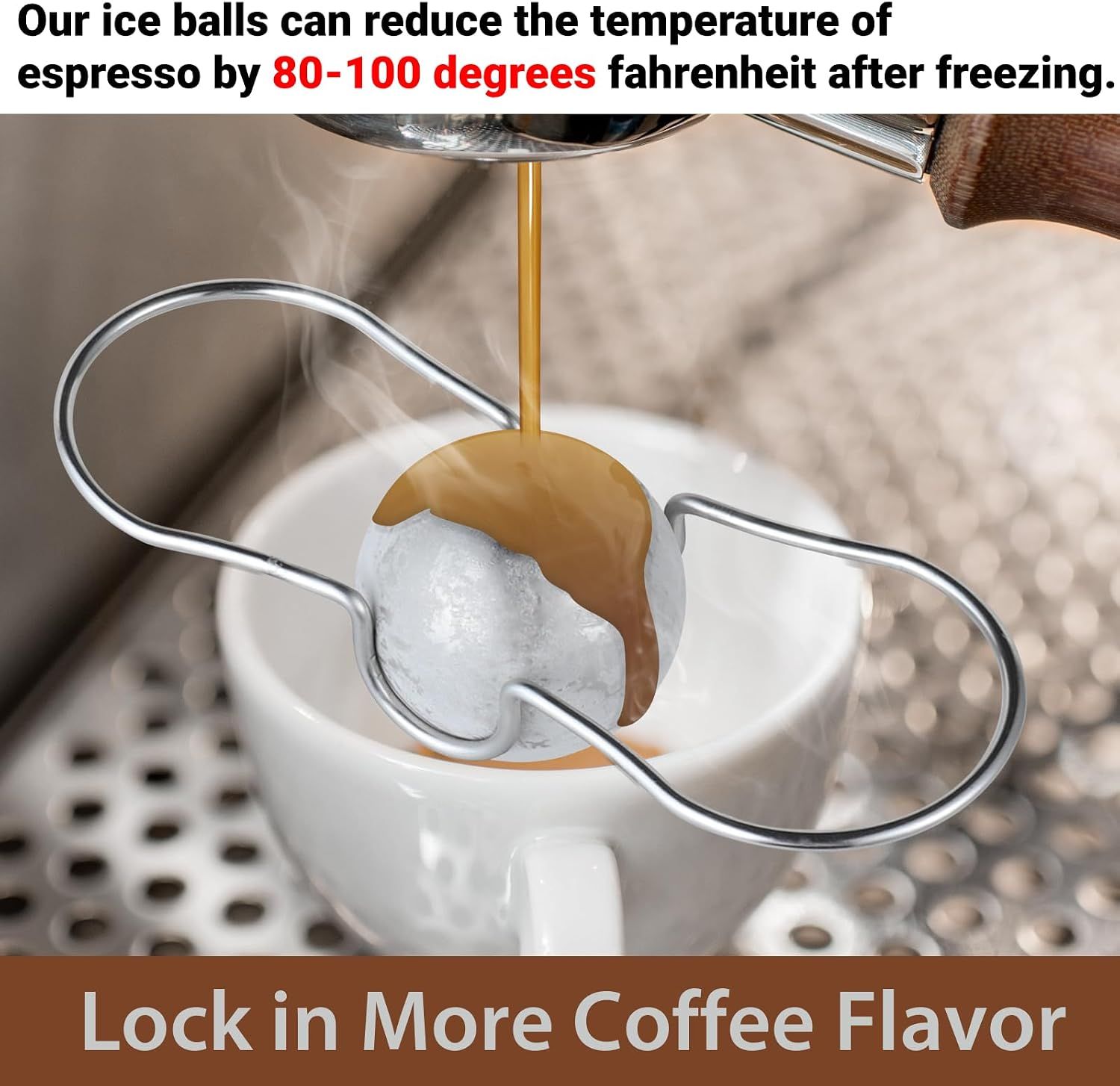 Upgrade 2 Pack Espresso Frozen Ball for Espresso Coffee view 5