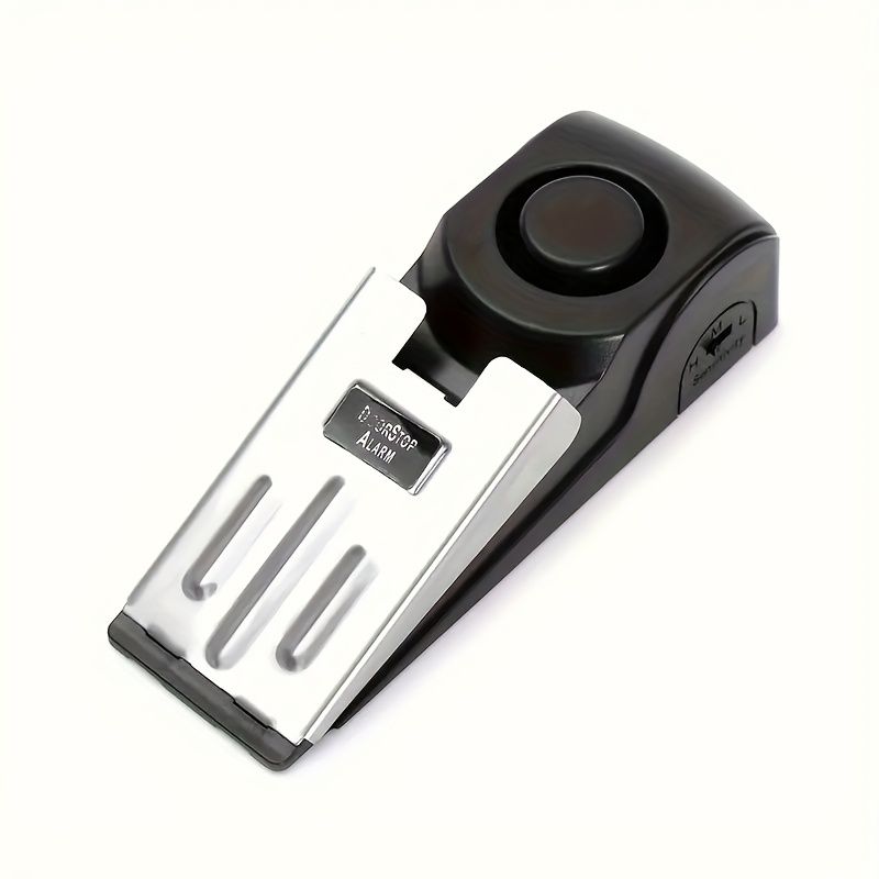 2pcs/1pc Portable Door Stop with 120dB Alarm Siren