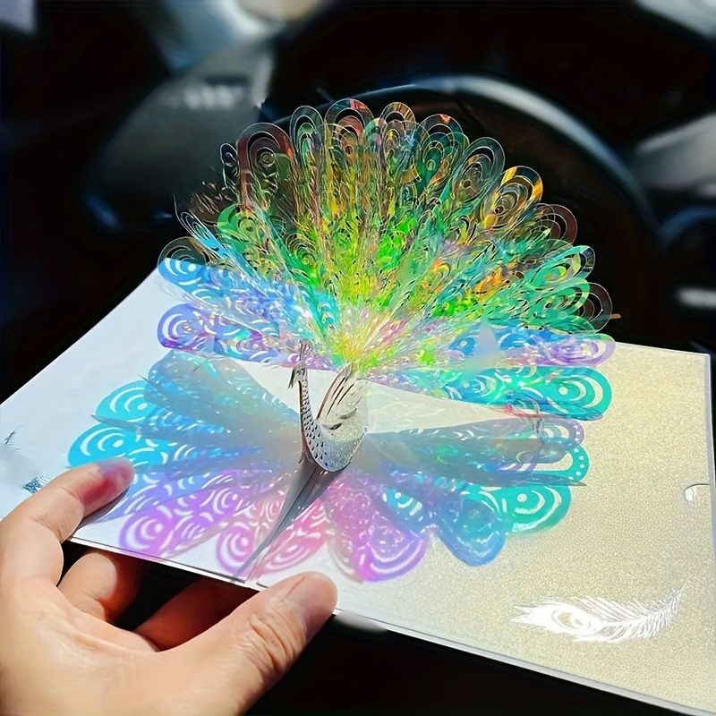 Stylish 3D Universal Greeting Cards for Anniversaries