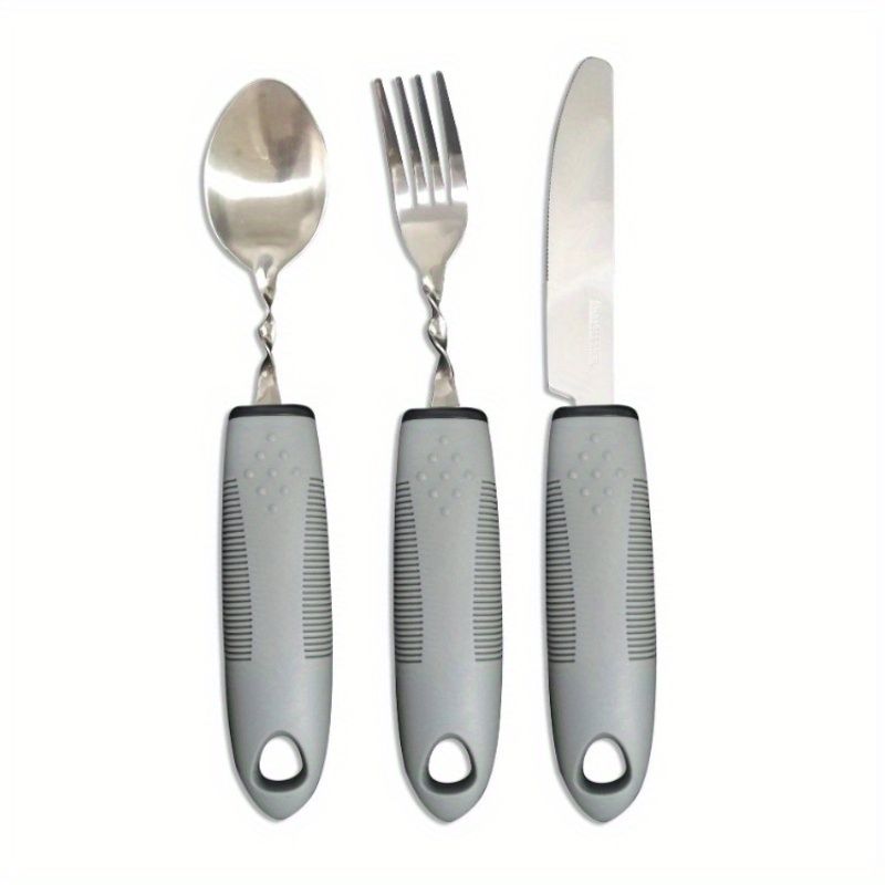 2/3pcs Bendable Tablewares for Hand Tremors — image 1