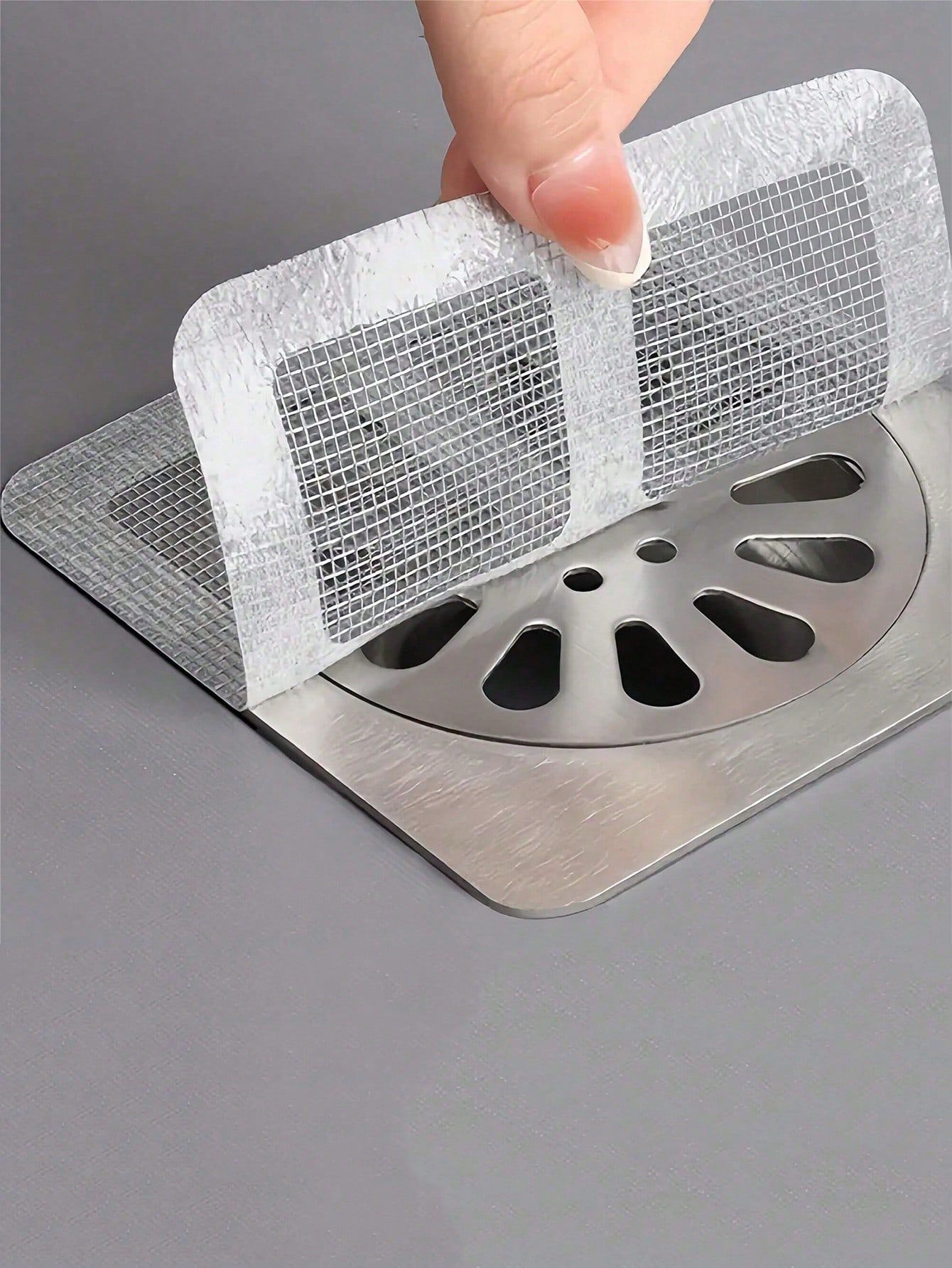 10pcs/100pcs Disposable Drain Filter Cover Shower Drain Hair Collector Floor