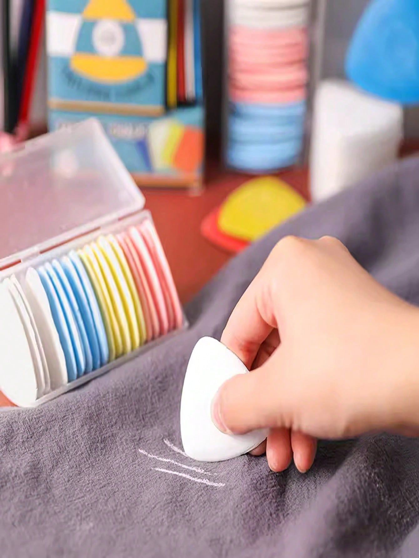 20Pcs Set Erasable Tailors Chalk Markers Perfect for Sewing and Needlework — image 1