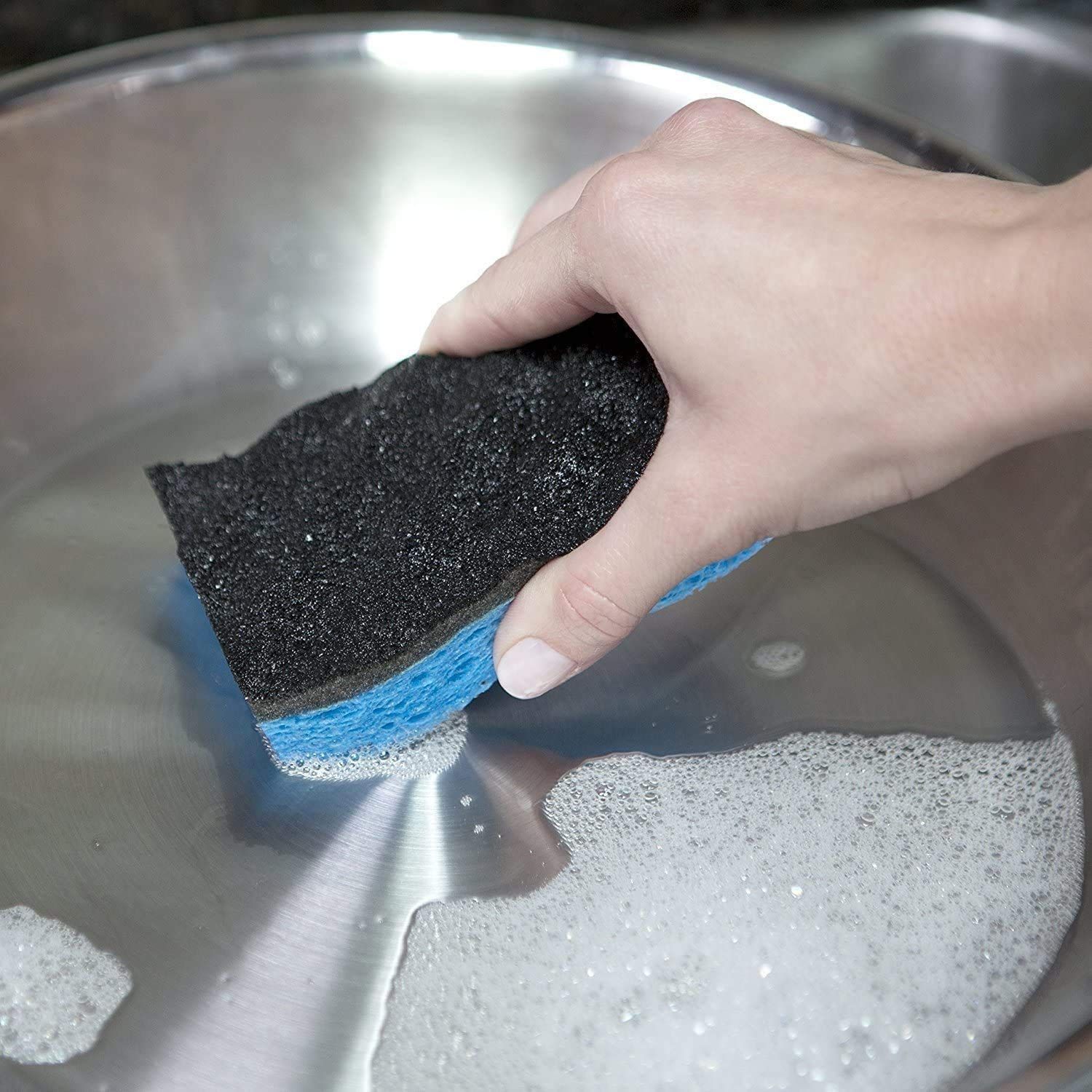 Heavy-Duty Scrub Sponge | Odor-Resistant, Multi-Surface Scrubbing Sponge | view 2