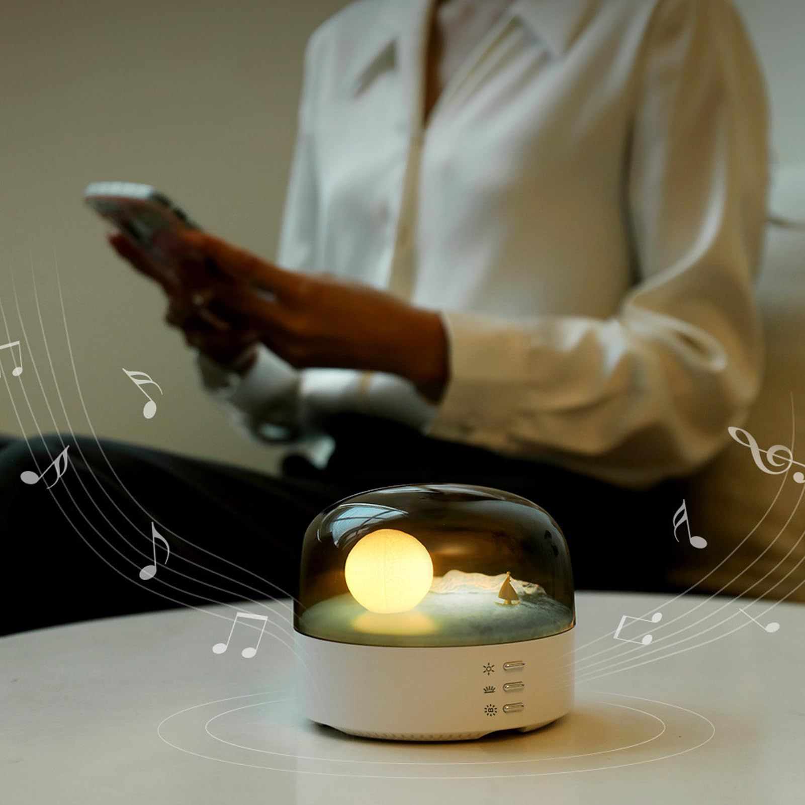 Night Light, Stepless Dimming,Lighting, Stylish Gift Option, Eye Friendly view 3