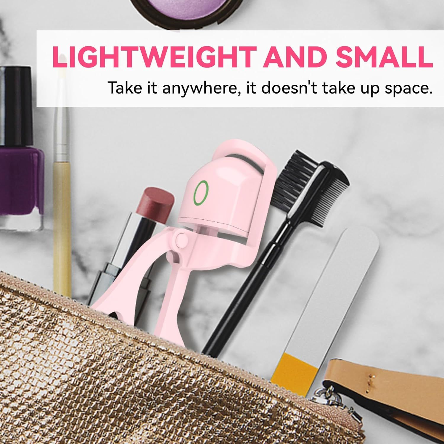 Heated Eyelash Curlers, Rapid Heated Lash Curler, for Long Lasting with view 3