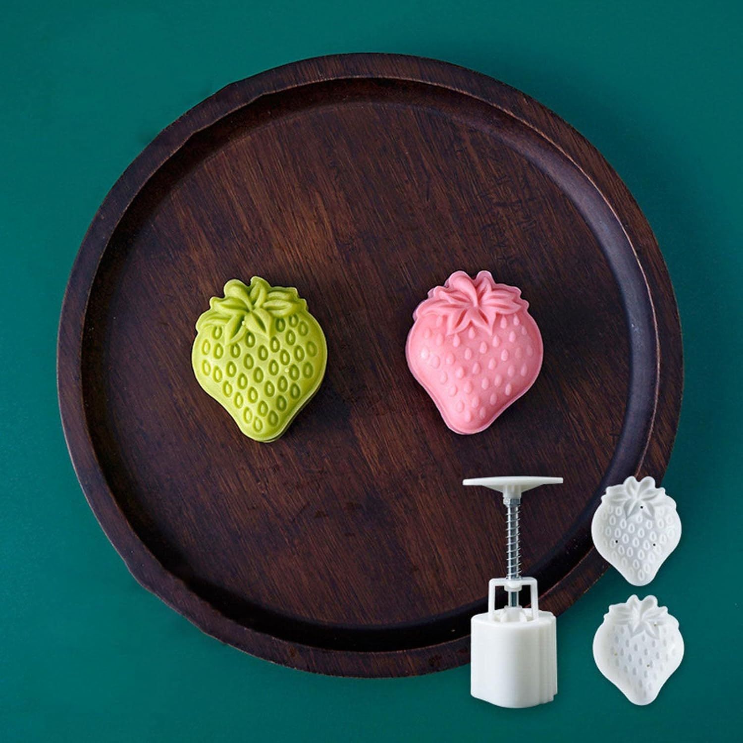 Plastic Material Mooncake Mold Stamp Cookie Moon Cake Mold Creativity