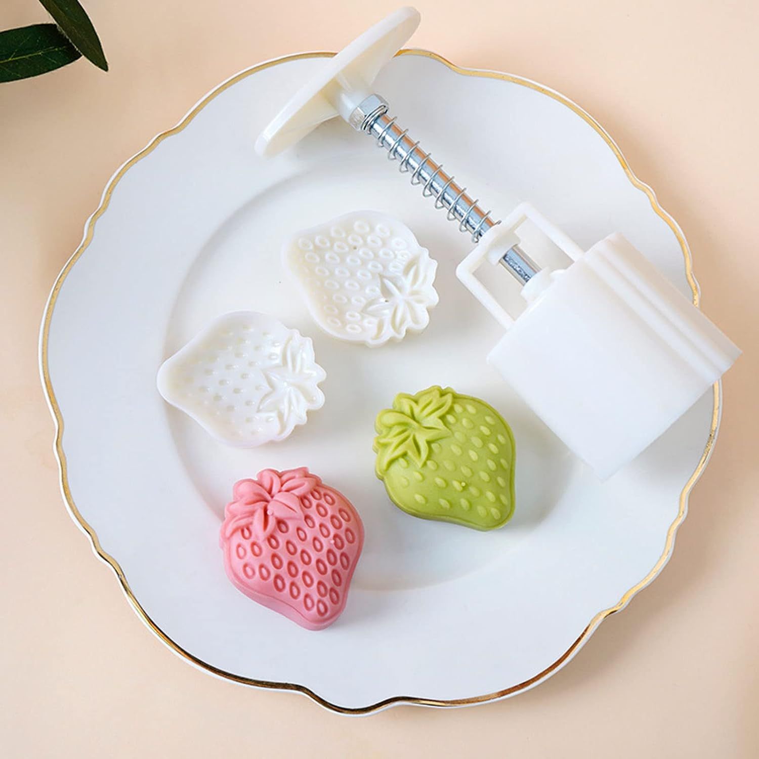 Plastic Material Mooncake Mold Stamp Cookie Moon Cake Mold Creativity view 4
