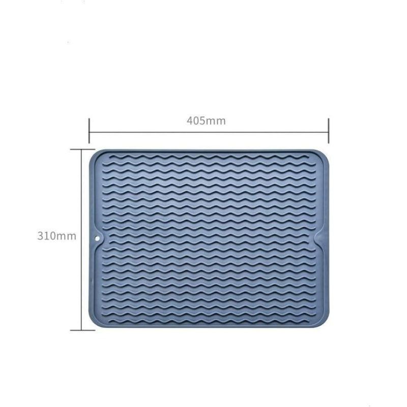 Protector Mat by | Gray | 15.8" x 11.8" | Nightstand Protector Mat for Users view 4