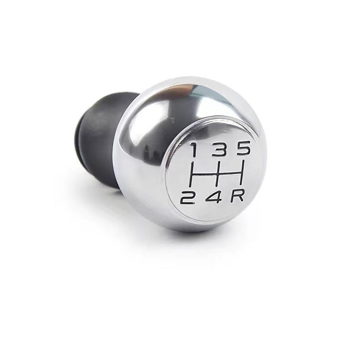 5-Speed Matte Aluminum Alloy Sports Gear Shift Knob Shifter Lever Accessories — image 1