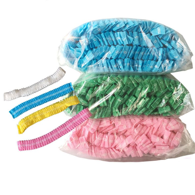 Shower cap, disposable shower cap, thick transparent shower cap, barber baking — image 1