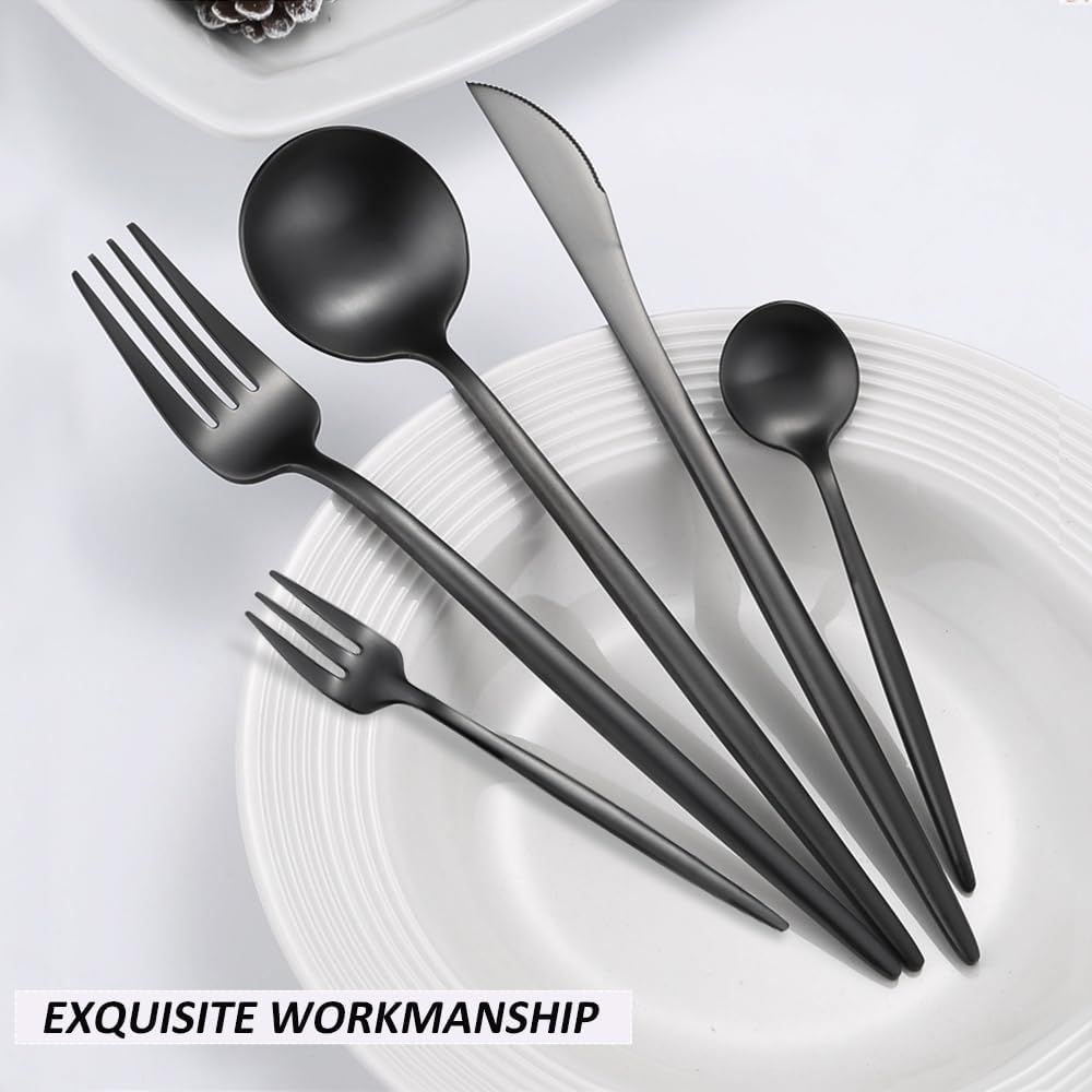4-Pieces Heavy Duty Flatware Set view 3