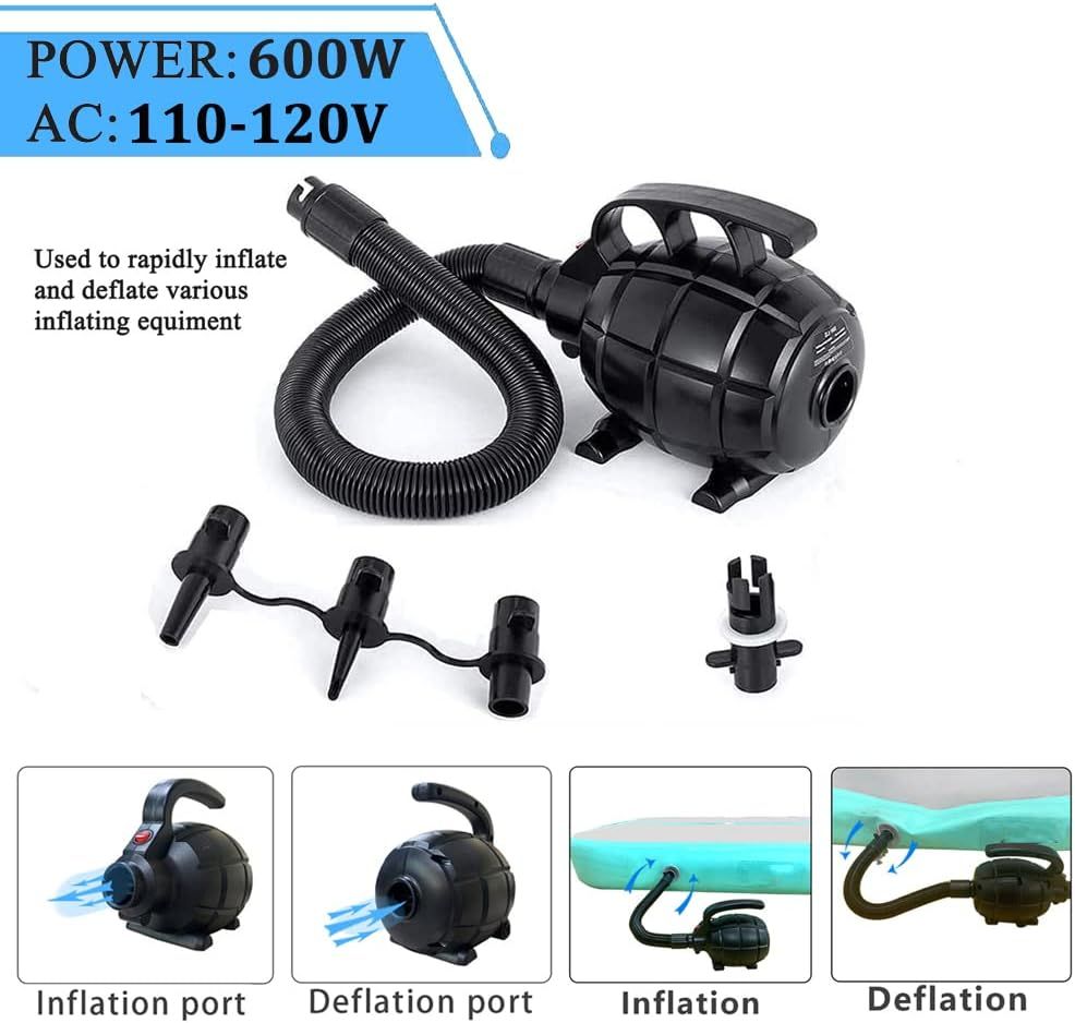 Electric Air Pump for Inflatable Air Tumble Track Gymnastics Mat view 2