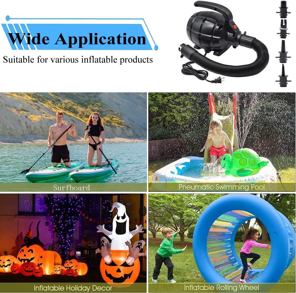 Electric Air Pump for Inflatable Air Tumble Track Gymnastics Mat view 3