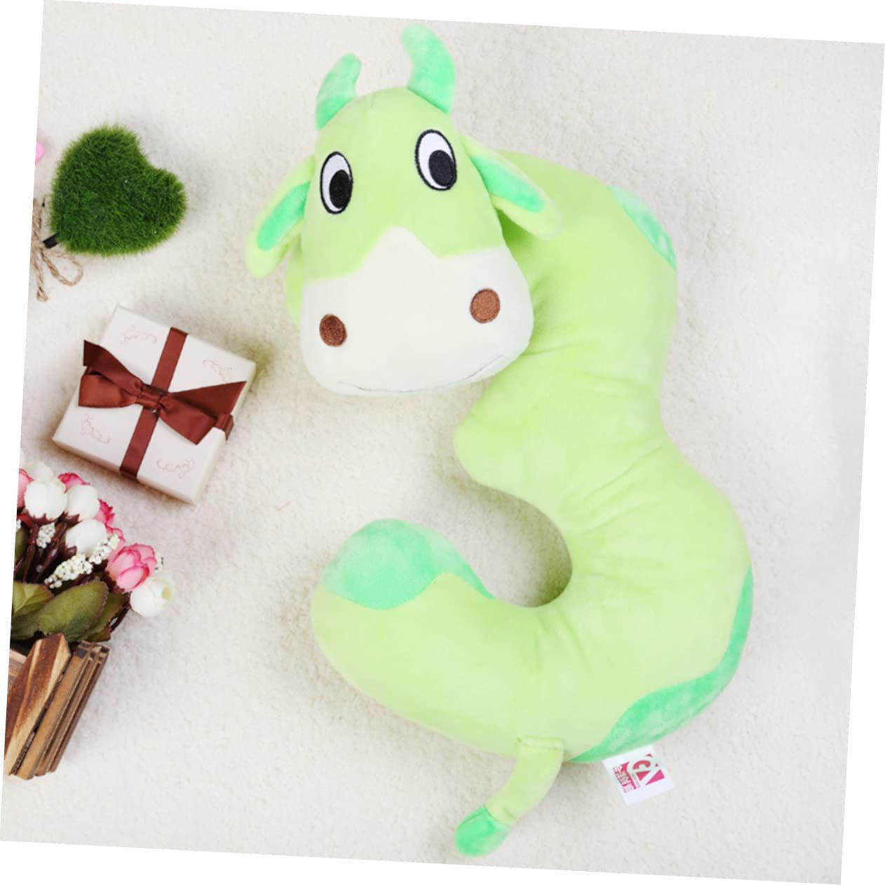 Puzzle Toys 1pc Sleeping Face Number Throw Pillow Plush Animal Pillow Animal view 3