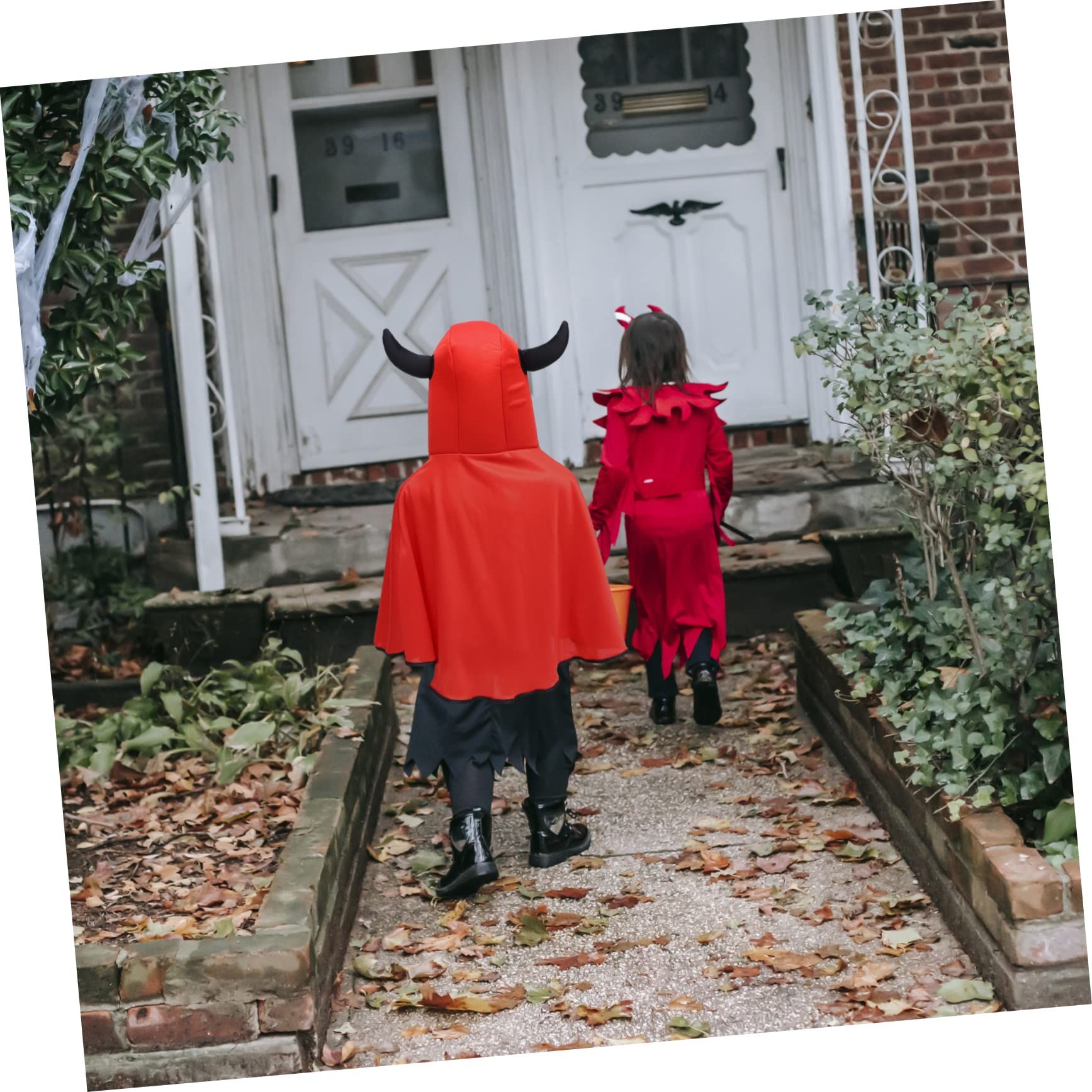 1pc Horn Cloak Boys Suits Halloween Costumes Witch Costume Halloween Costumes view 3