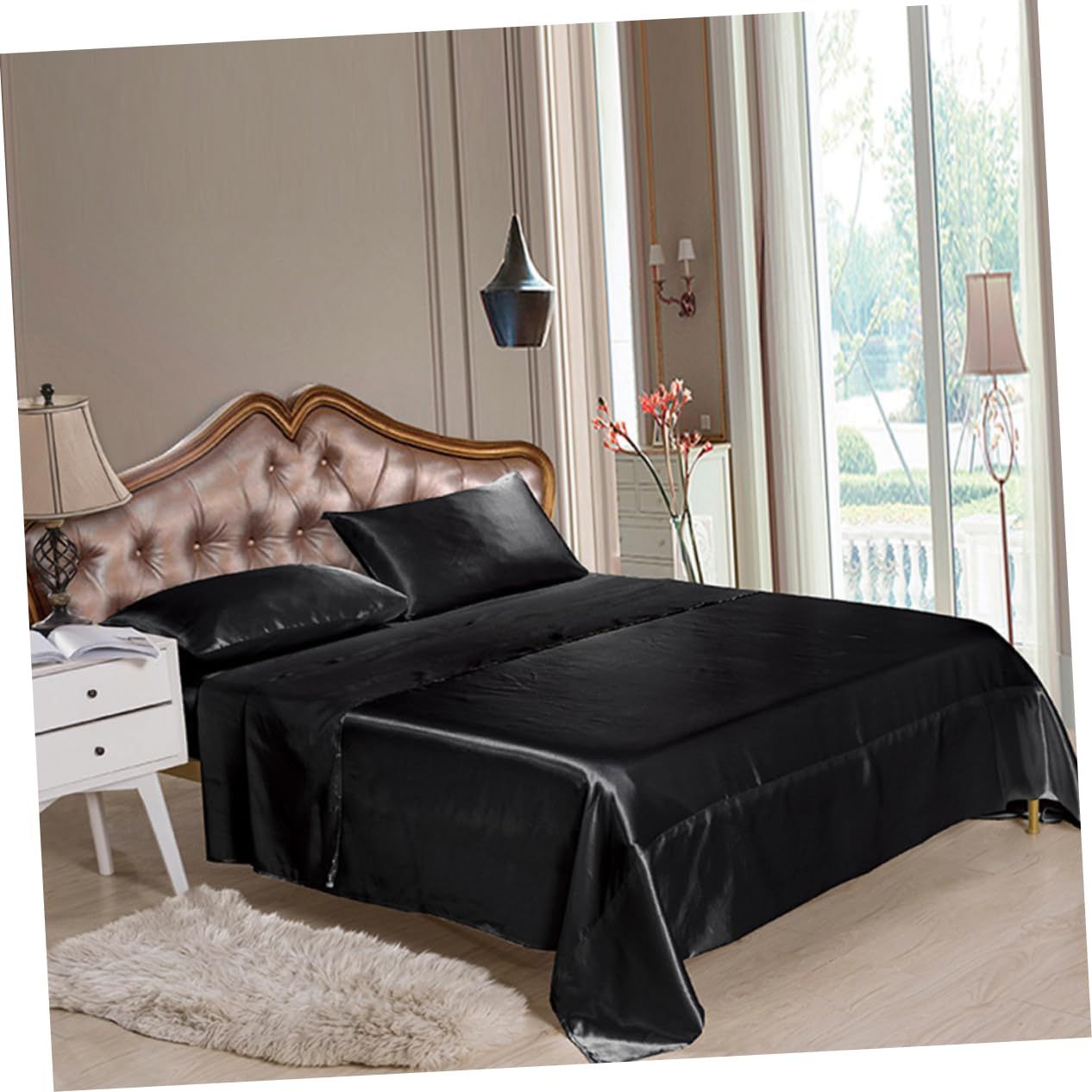 Satin Pillowcase for Hair and Skin Queen Size 20"x30" view 2