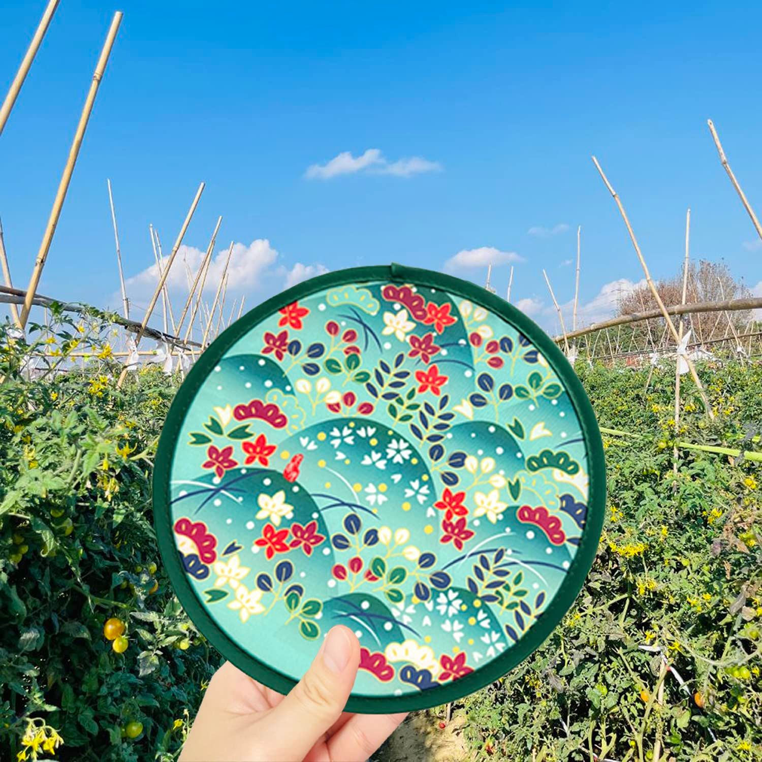 4 Pcs Folding Fan Japanese Decor Fan for Woman Hand Fan Japanese Traditional view 2