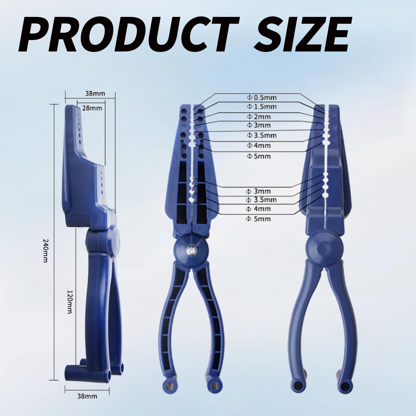 Safety Nail Holder Plastic Pliers - Secure Nails and Protect Fingers for — image 1
