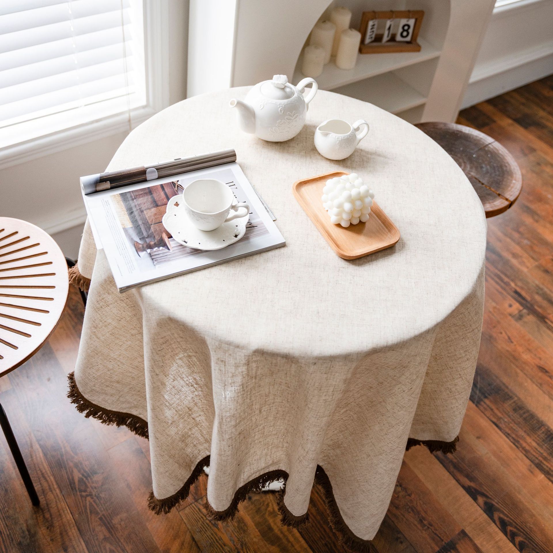 Tablecloth Tablecloth Rectangle Tablecloth Solid Elegant Home Table Decorative view 4