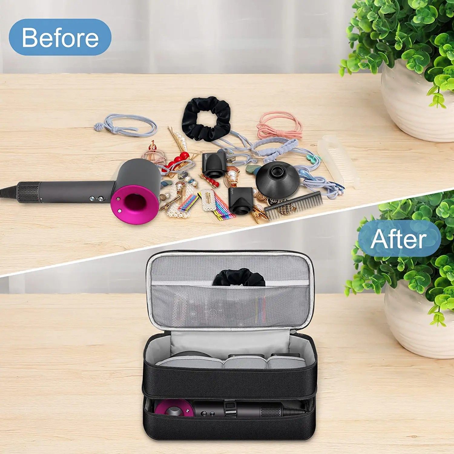 Double-Layer Carrying Case for