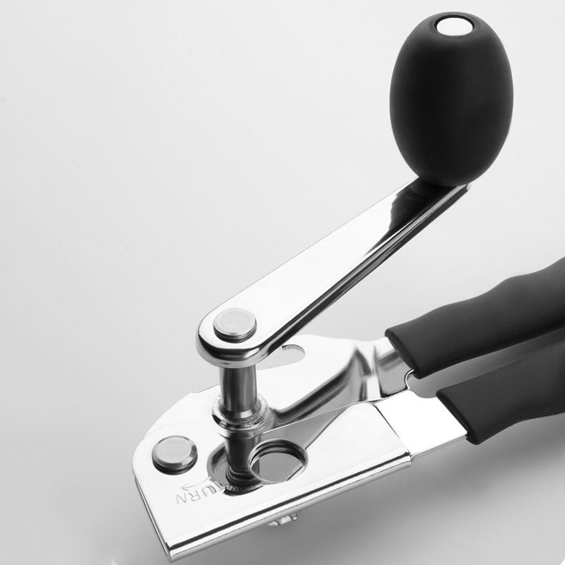 Hand Crank Can Opener Manual Heavy Duty with Comfortable Extra-long Handles view 4
