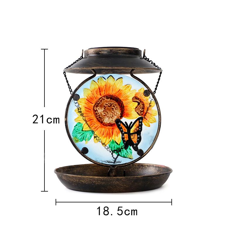2 in 1 Bird Feeder Outdoors - Smart Bird Feeder with Solar Street Lamp view 4