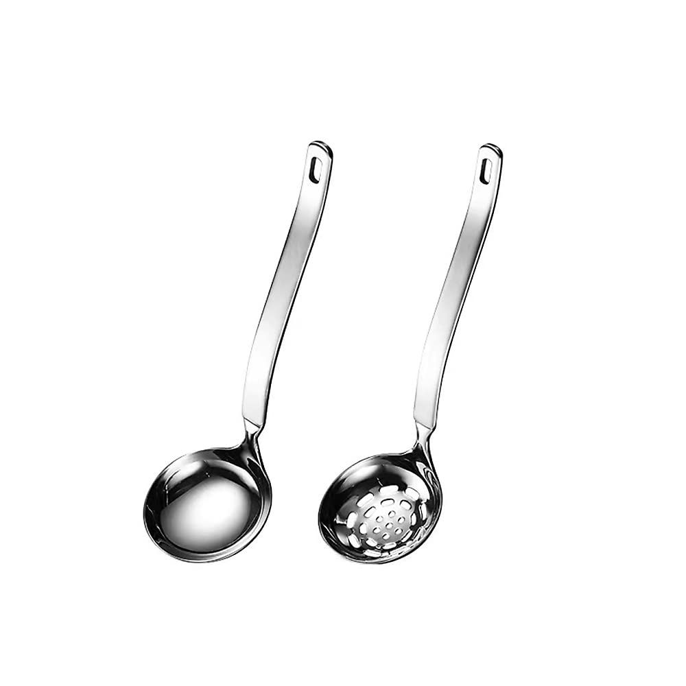 Soup Ladle Metal SUS304 Stainless Steel Ladles Spoon And Slotted Colander — image 1