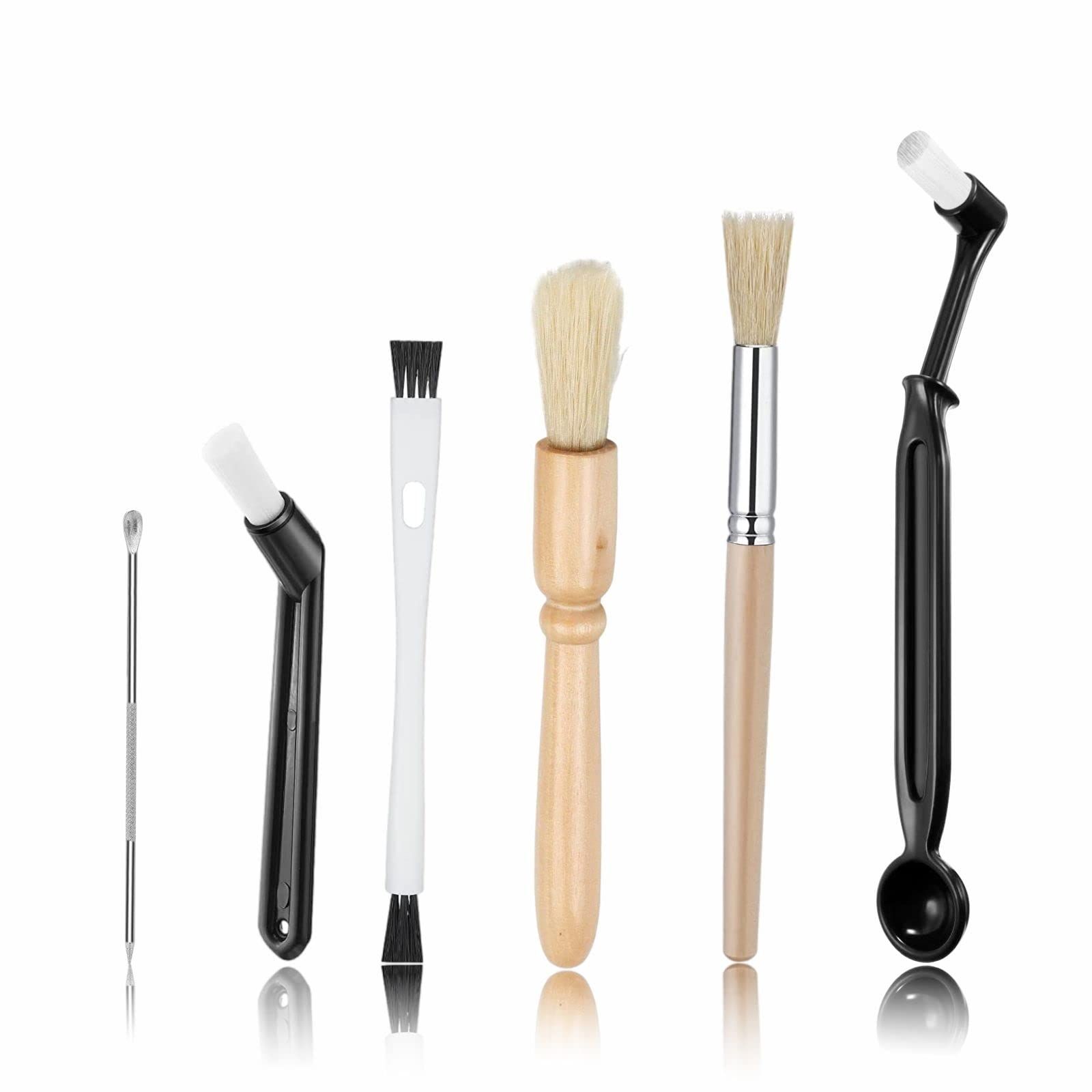 Coffee Machine Cleaning Brush with Spoon Tool Set for Espresso Machine Group Head — image 1