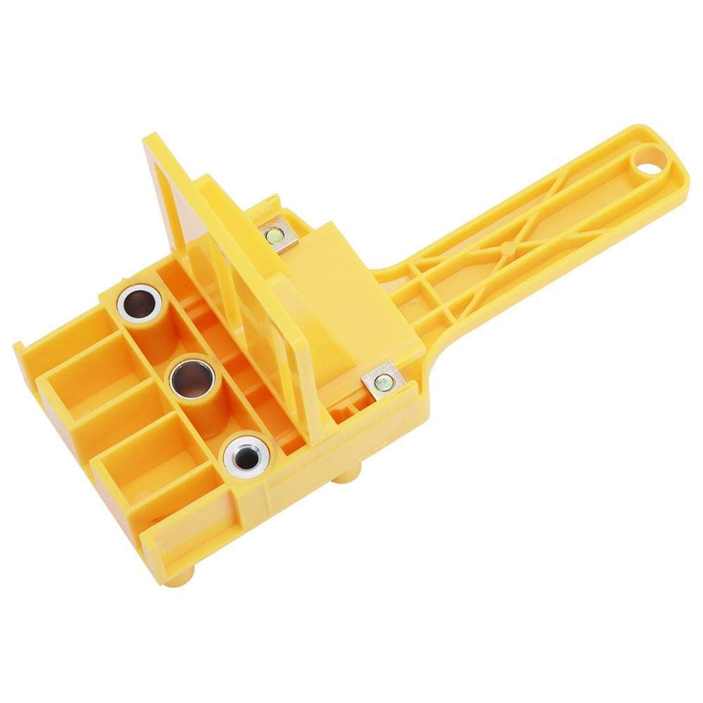 Dowelling Jig, Woodworking Dowelling Jig Drill Bits Handheld Drill Guide Hole — image 1