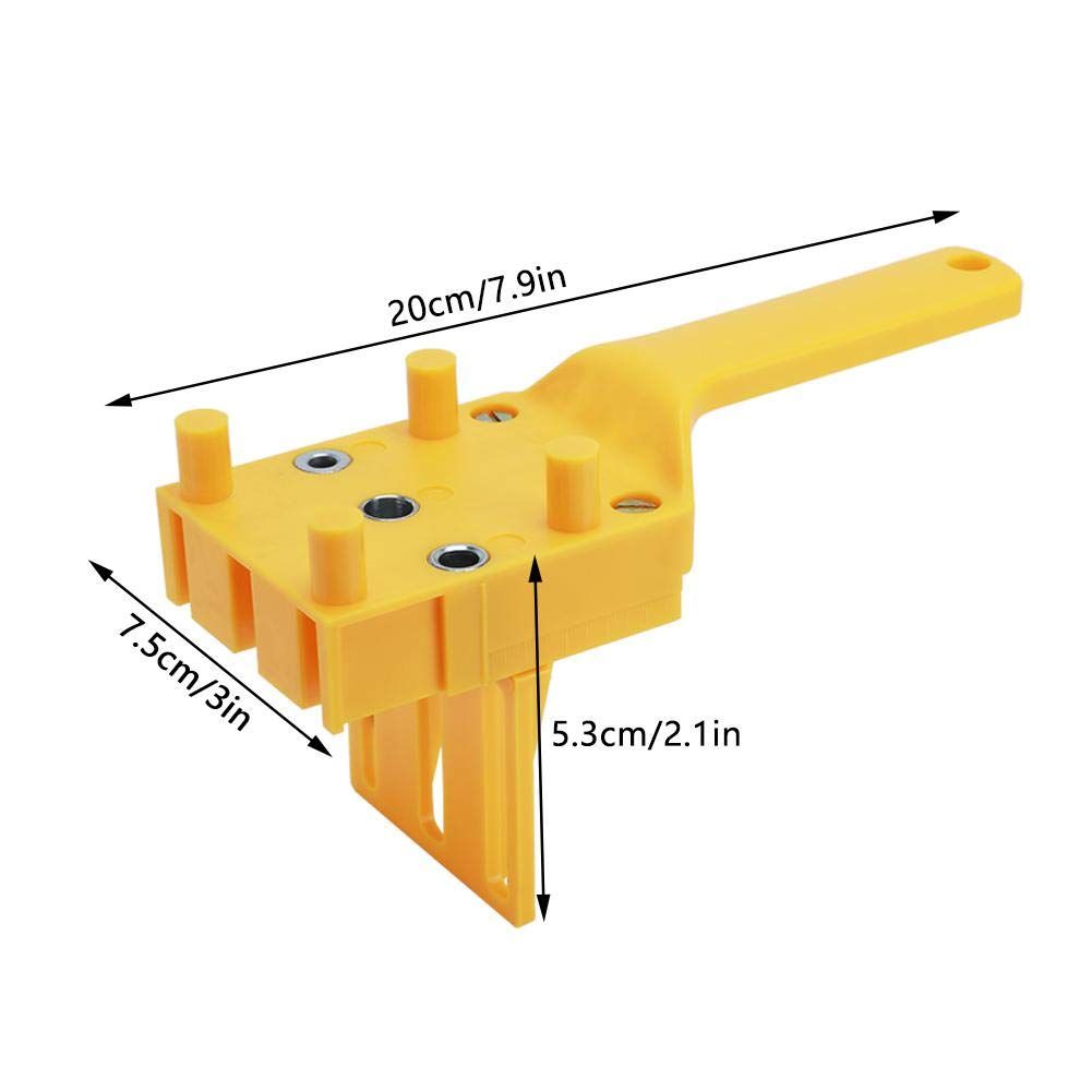 Dowelling Jig, Woodworking Dowelling Jig Drill Bits Handheld Drill Guide Hole view 3