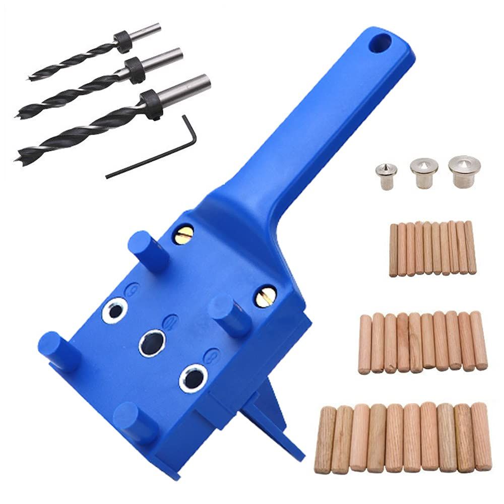 Woodworking Dowel Jig Kit - Pocket Straight Hole Puncher — image 1