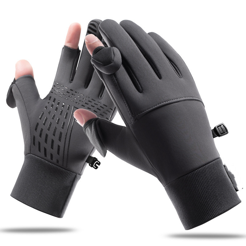 Winter Fingerless Fishing Gloves for Men & Women — image 1